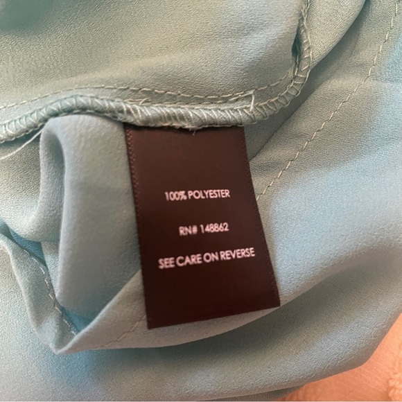 Torrid - Peplum Georgette Button-Front Tie-Front Blouse-Size 5X NWT - Picture 7 of 12